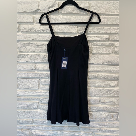 NWT Ralph Lauren Polo 10 Line Spaghetti Strap Black Dress Size 4 - Picture 3 of 5
